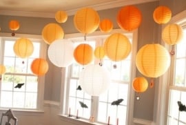 Lampion orange 45 cm