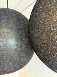 Opblaasbare Glitterbal Zwart 40 cm - Brandvertragend