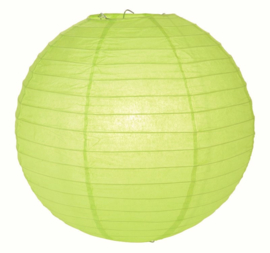 5 x Lampion licht groen (kleur 2) 35 cm