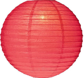 Lampion rouge de 35 cms, rétardateur de flamme