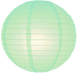 5 x Lampions ignifuges vert menthe de 25 cm, rétardateur de flamme
