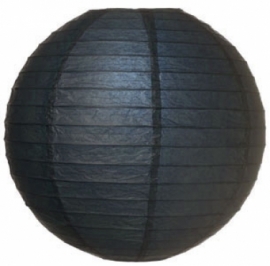 Lampion zwart 45 cm