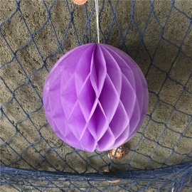 Licht paarse Honeycomb 35 cm