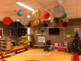 Kerstversiering School