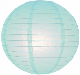 Lampion bleu clair 25 cm