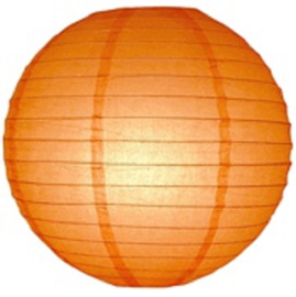 5 x Orange lampion 25 cm