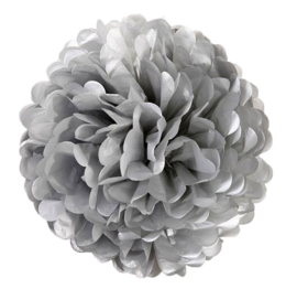 PomPom silber 35 cm