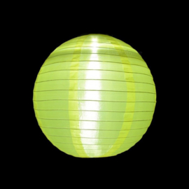 Lampion Solaire rond jaune  35 cm