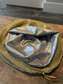 Opblaasbare Glitterbal Goud 40 cm - Brandvertragend