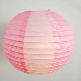 Hellpink / pink lampion 35 cm