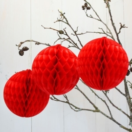 Honeycomb / Wabenball rot 35 cm