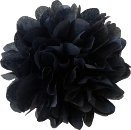5 x Pompon noir 35 cm