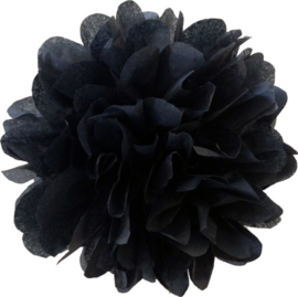 5 x PomPom schwarz 35 cm