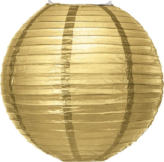 Gold lampion 35 cm