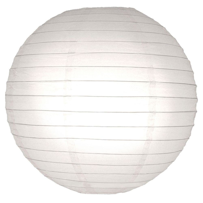Lampion blanc 45 cm - 10 pièces