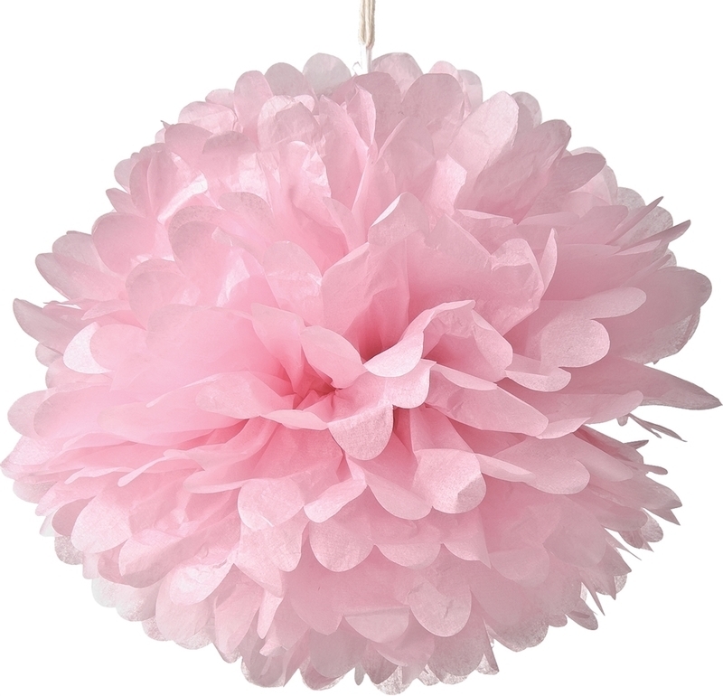 baai ophouden Toevoeging Pompoms papieren bollen feestversiering decoratie tissuebal honeycomb