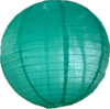 5 x Nylon lampion zeegroen 45 cm