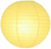5 x lampion licht geel 35 cm