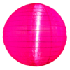 5 x Nylon lampion fuchsia roze 35 cm