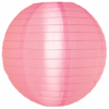 5 x Nylon lampion roze 35 cm