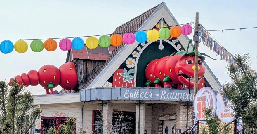 Lampions ext&eacute;rieures en nylon au parc d'attractions Karls Erlebnis-Dorf 2