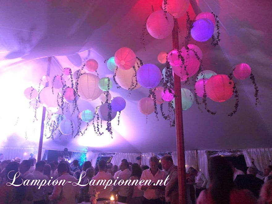 weiße Laternen im italienischen Stil Hochzeitskirche fahren, weiße Lampions mit LED bei Hochzeit Hochzeit Zelt Party Hochzeit Blanc Laternen, große Lampion 3