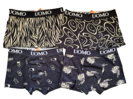 UOMO Black mix print