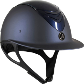 One K Avancé helm - glanzende bovenkant, Swarovski-rand