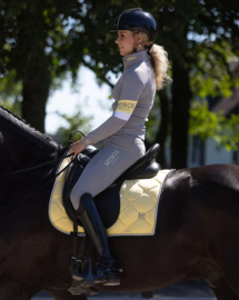 CHARMER Dressuur zadeldekje - Light Yellow