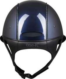 One K Defender Pro motorhelm - glanzende bovenkant, Swarovski-buis
