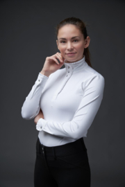 Equipage Lesley wedstrijdblouse met lange mouwen XL