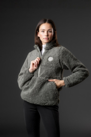 EQUIPAGE Joelle half-zip teddy rijjas 3XL