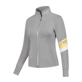 MRS. ROS SOFTSHELL TRAINING JACKET STRIPE SUPERIOR SOFT YELLOW