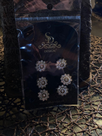 SD® DIAMOND HAIRTWISTERS IN ZILVER EN PARELS