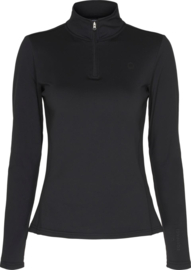 Equipage Kolyma paardrijblouse met lange mouwen ZWART 152