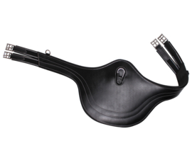 Singel buikflap luxe zwart