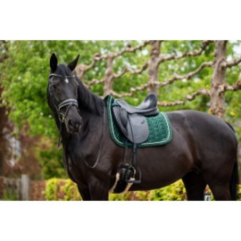 HB Showtime Zadeldek Velvet Dressuur forrest green