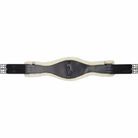 HG DASH LEATHER GIRTH W/ FUR  90