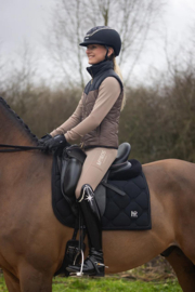 Mrs. Ros Softshell Silhouette Breeches Taupe - Autumn Crush