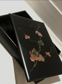 Sieraden / documentendoos in Japans lakwerk " Maple leaf "