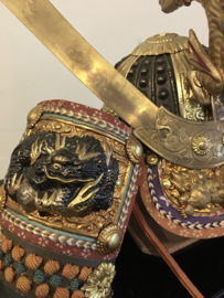 Kabuto Samuraï Helm inclusief lakkist