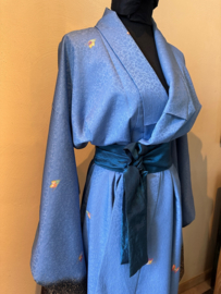 KImono " small Butterflies in Blue"