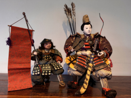 Antieke Samurai uit de Meiji-periode ± 1915