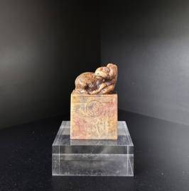 Antieke Japanse stempel Shoushan steen