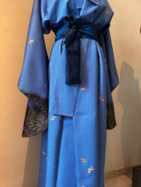 KImono " small Butterflies in Blue"