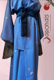 KImono " small Butterflies in Blue"