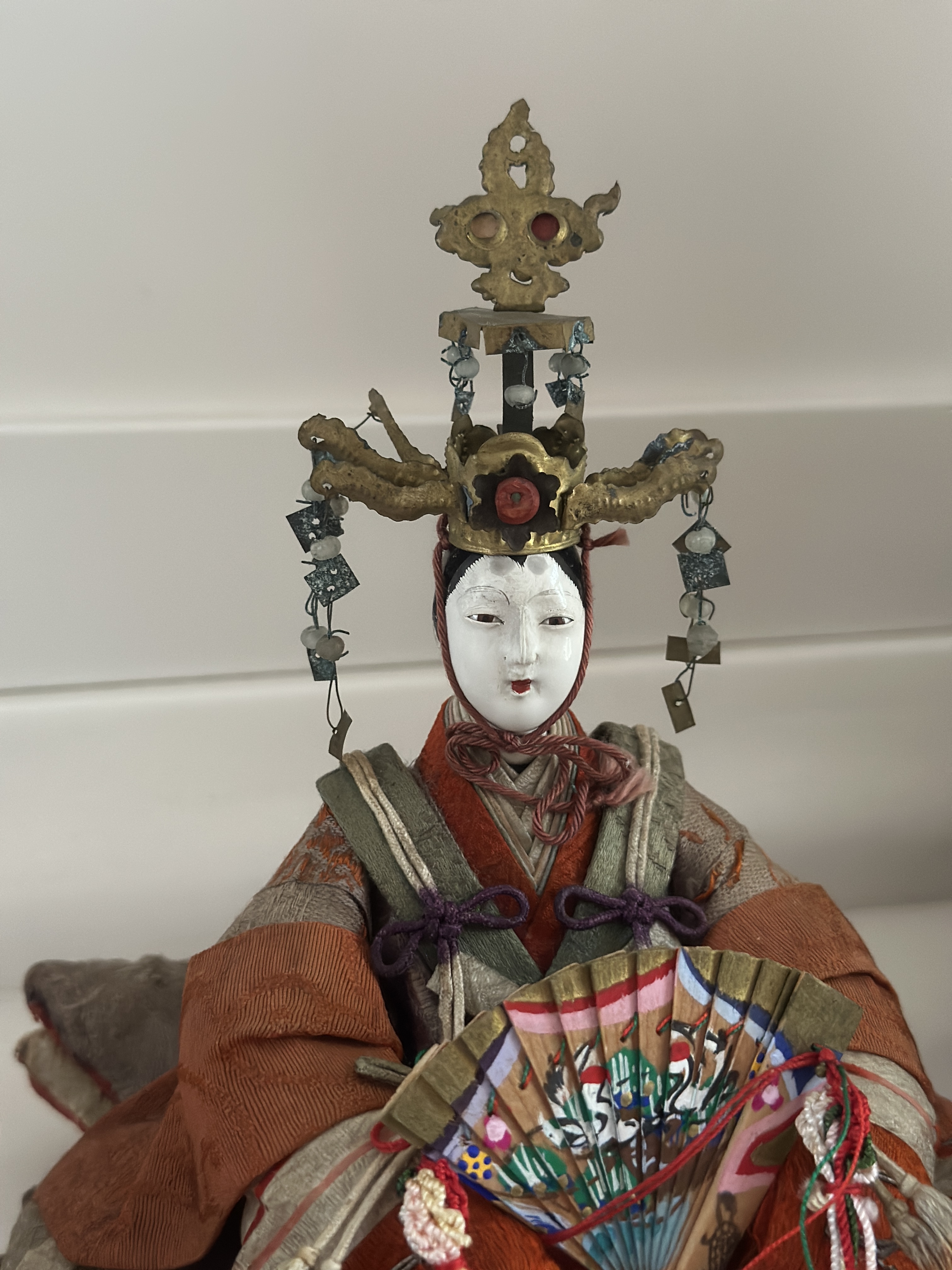 Keizerspaar, Kokin-bina poppen uit de EDO-periode ± 1900 Japan