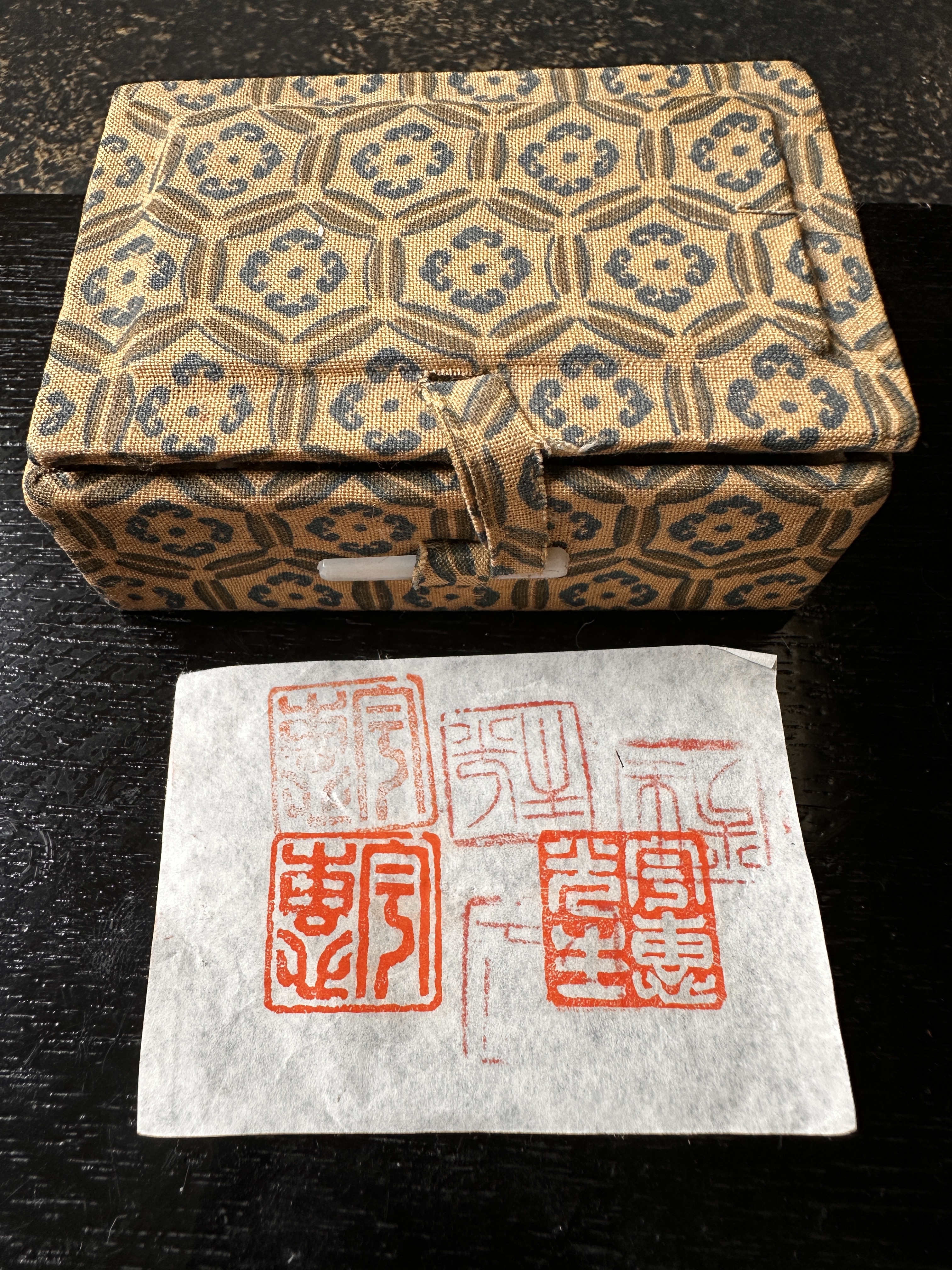 2 Antieke stempels Shoushan steen
