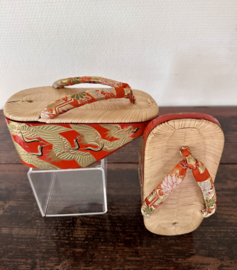 Getta shoes "Flying Tanchozuru" 1950's with bells