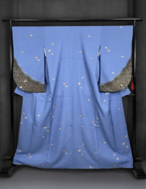 KImono " small Butterflies in Blue"